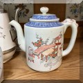 P31. Porcelain teapot. 